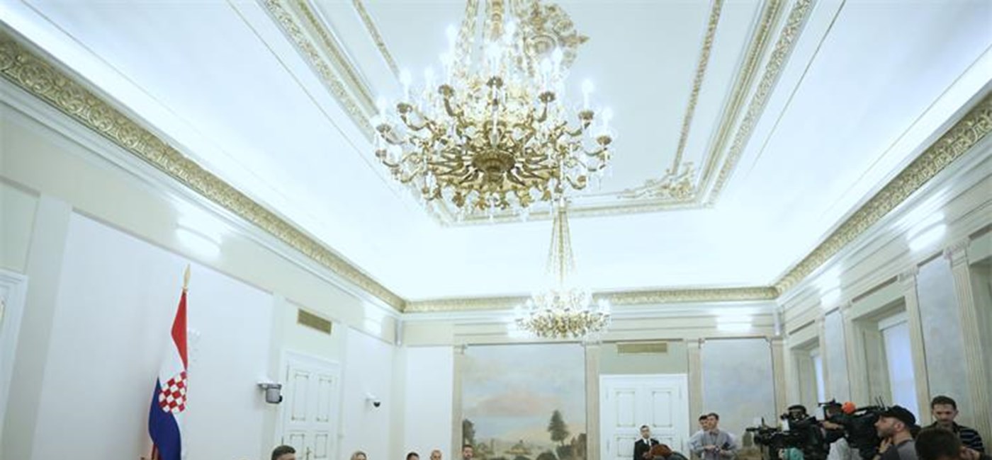 Plenković: Obnovljena dvorana “Ban Jelačić” predstavlja novo ruho Banskih dvora